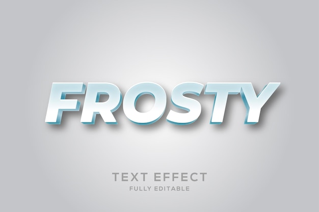 modern clean 3d text effect