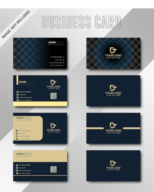 Modern and clean business card template design