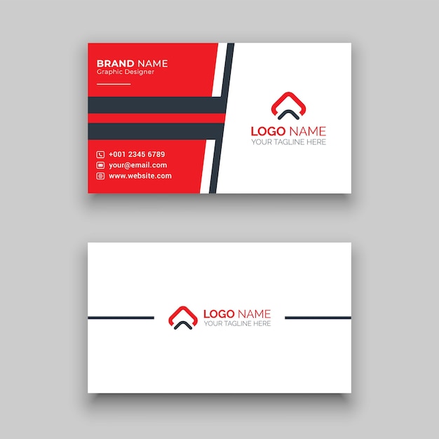 Modern and clean business card template