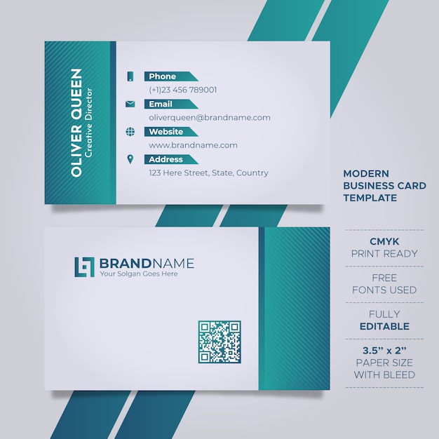 Modern Clean Business Card Template