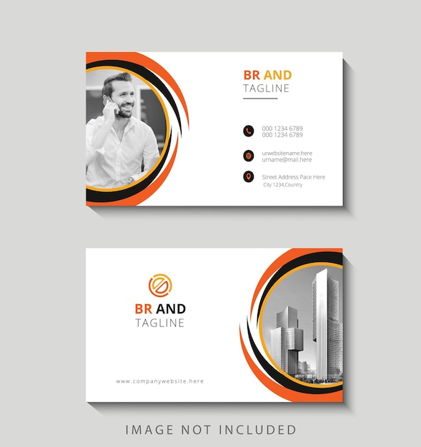 modern and clean professional business card template