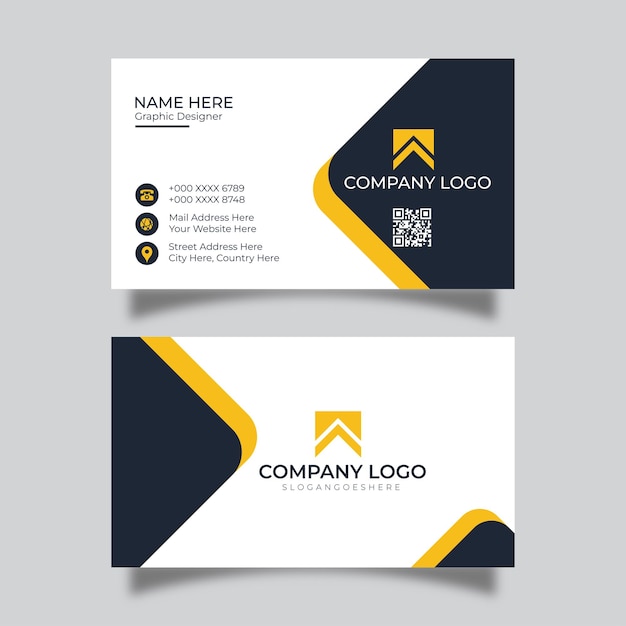 Modern and clean professional business card