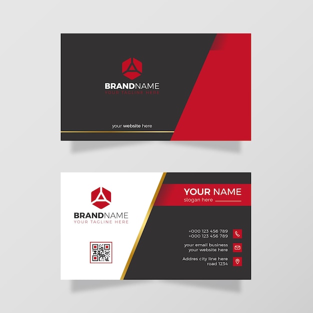 Modern Clean and Simple Business Card Design Template