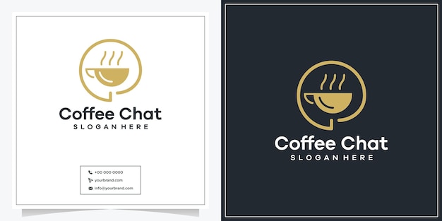 Modern coffee chat form