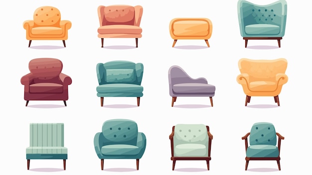 Modern Collection of Trendy Sofas Chairs Armchairs and Couches for Interior Design Inspiration