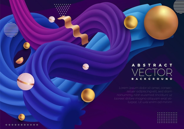 Modern And Colorful 3D Abstract Backgroun design tech background design