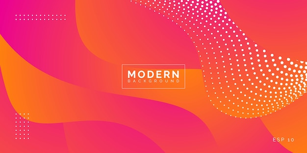 Modern Colorful Abstract Fluid Background