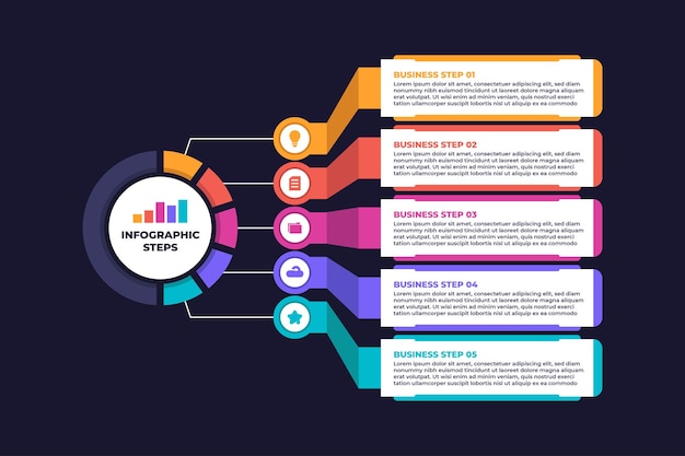 Modern Colorful Business Infographic Design