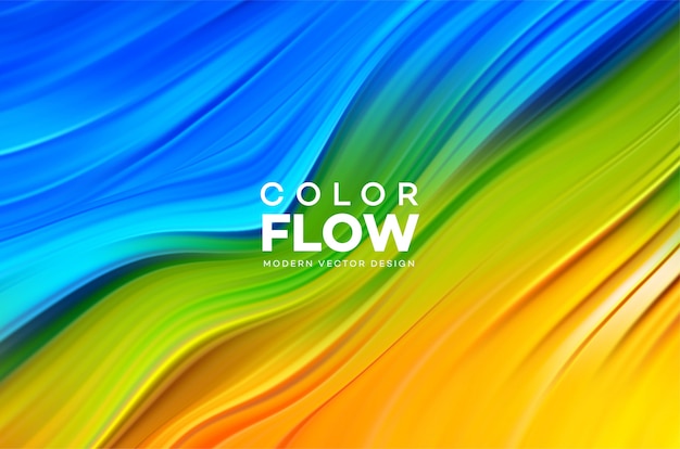 Modern colorful flow background.