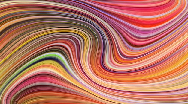 Modern colorful flow shape in dynamic gradient waves