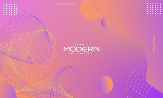 Modern colorful geometric abstract background Simple shapes with futuristic overlay effect