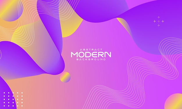 Modern colorful geometric abstract background Simple shapes with futuristic overlay effect