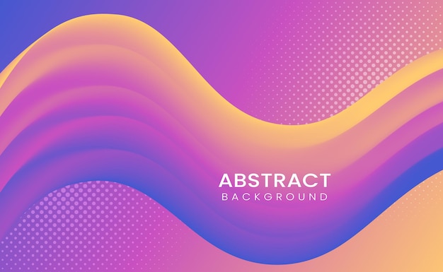 Modern colorful geometric background with fluid gradient shapes