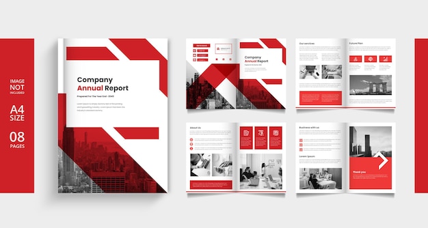 modern company profile or booklet megazine template