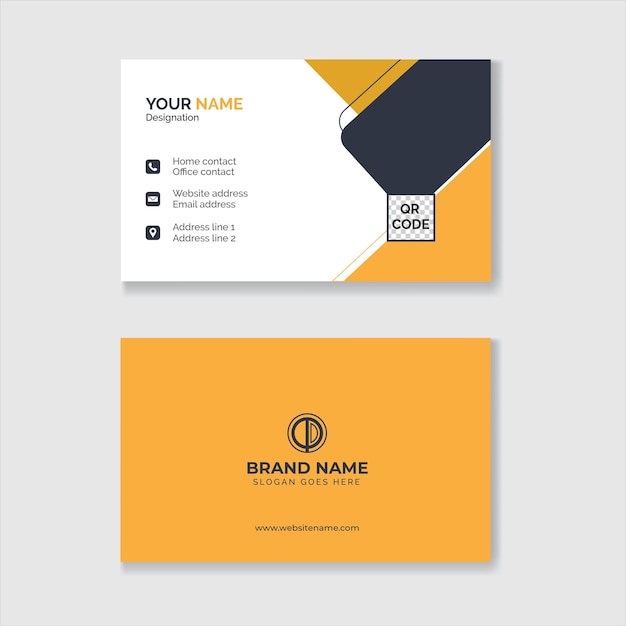 Modern Corporate Business card design template