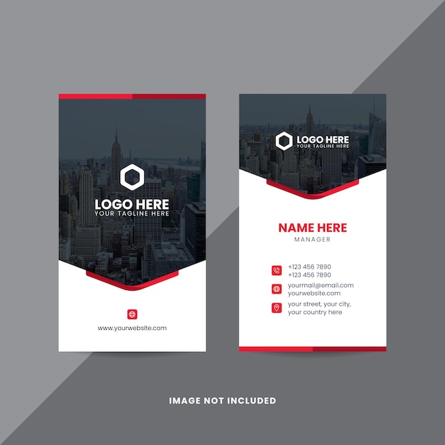 Modern Corporate Business Card or Visiting Card