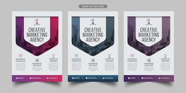 Modern Corporate business flyer template and brochure cover template design