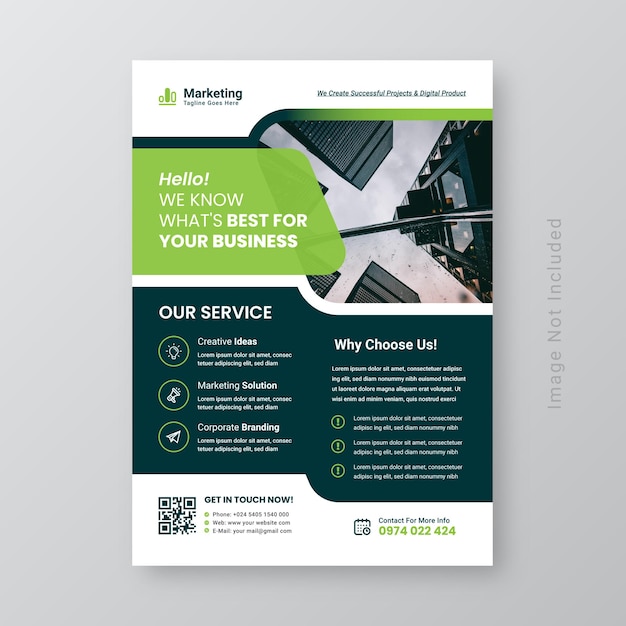 Modern Corporate business multipurpose flyer layout design