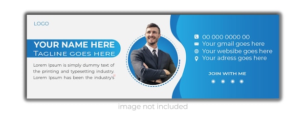 Modern Corporate Email Signature Template