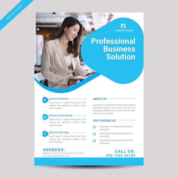 Modern Corporate Flyer Template Design with best look