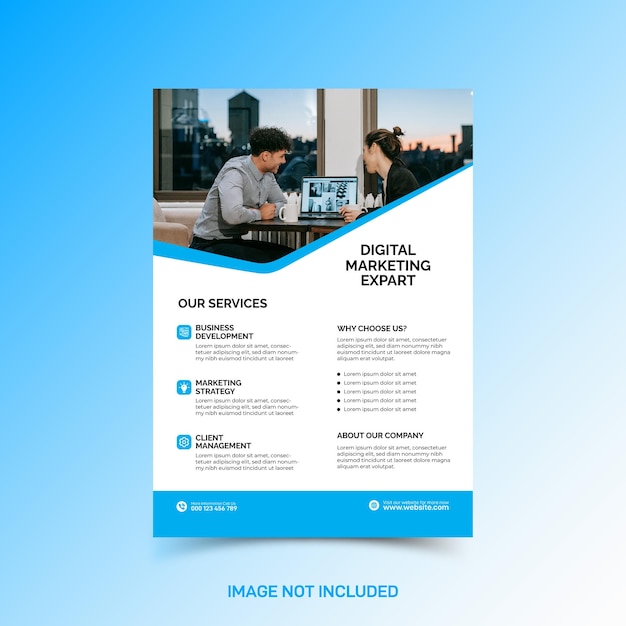 modern corporate flyer template