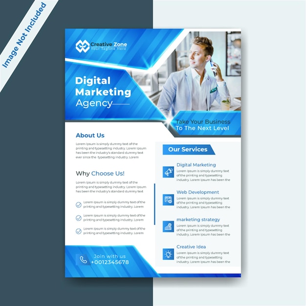 Modern Corporate Flyer template