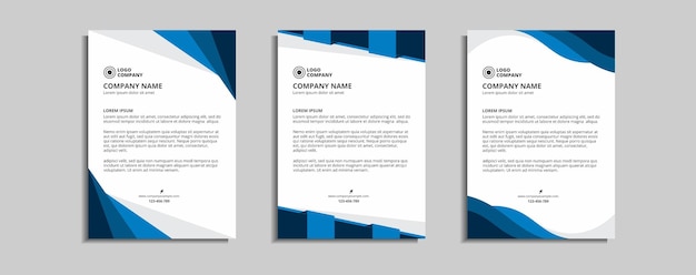 modern corporate letterhead template design