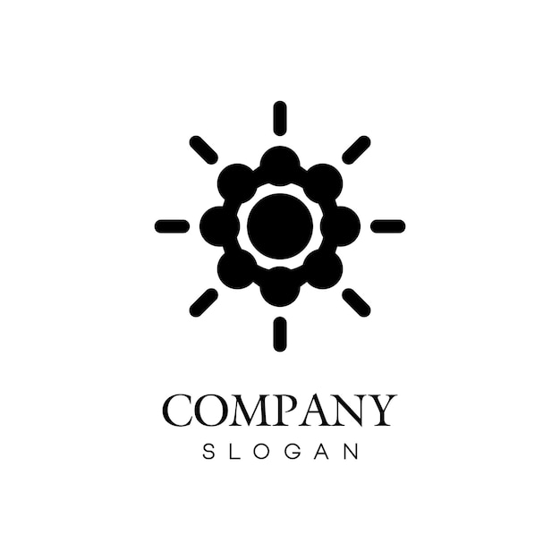 Modern corporate logo design template