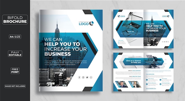 Modern corporate multipage Company profile brochure design template