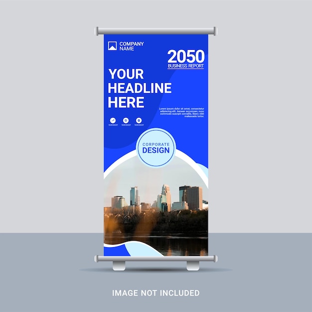 Modern Corporate roll up banner