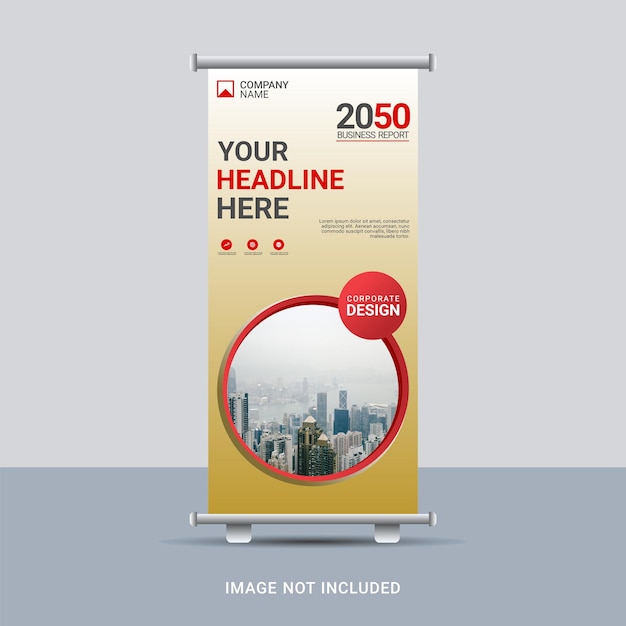 Modern Corporate roll up banner