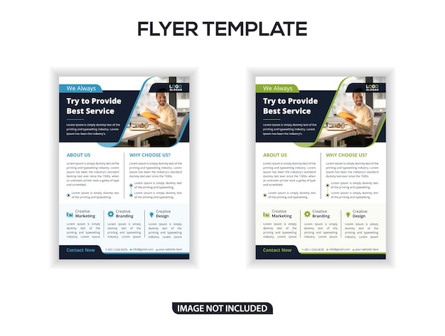 Modern corporates flyer template