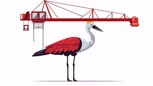 Vector modern crane icon vector design for graphic illustration