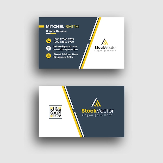 Modern creative business card template