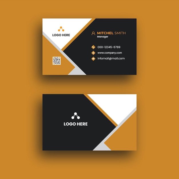 Modern creative business card template