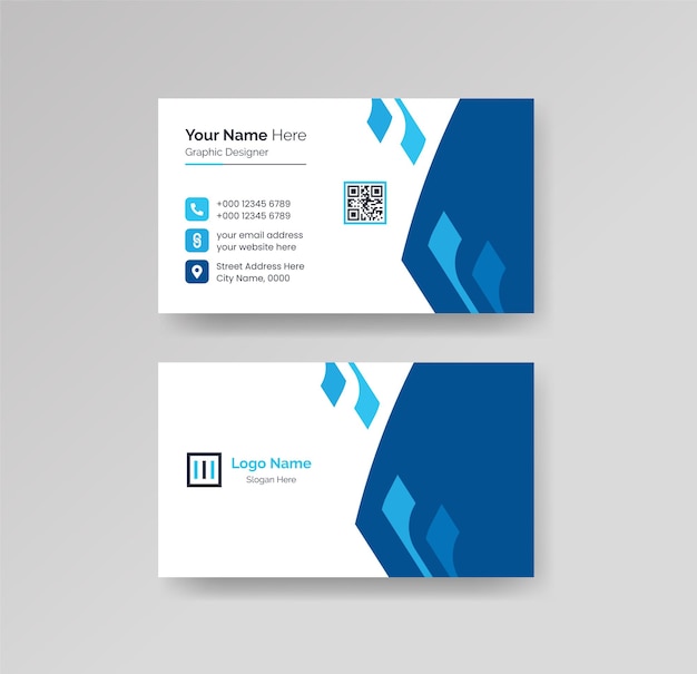 Modern Creative and Clean Business Card Design Template