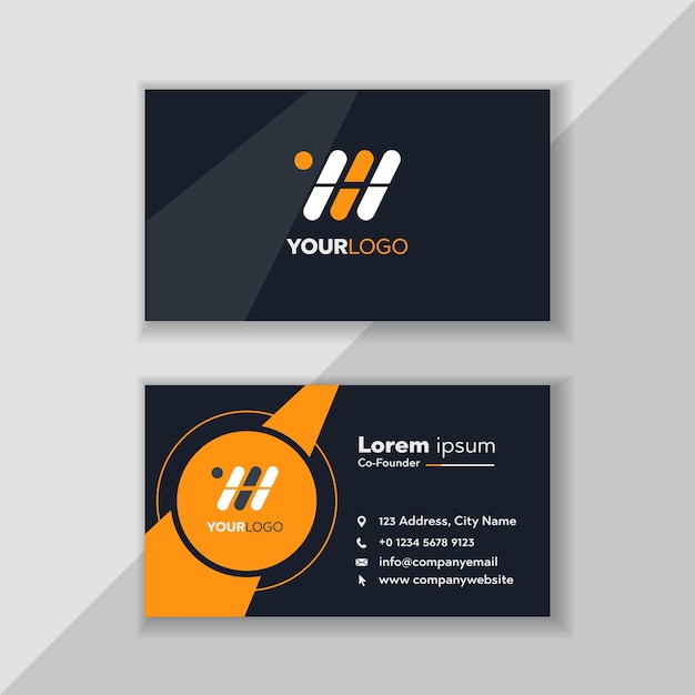 Modern Creative and Clean Business Card Design Template