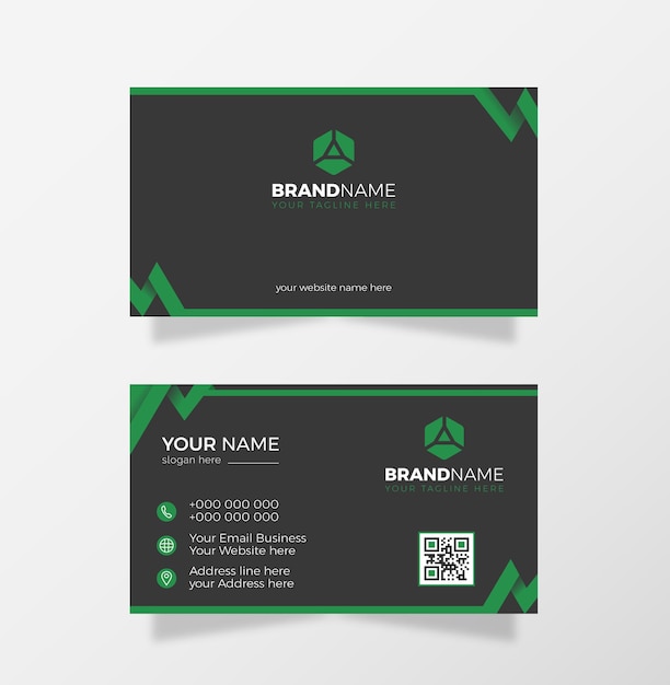 Modern Creative Design Business Card Template Illustration