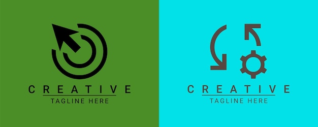 Modern creative minimalist logo design