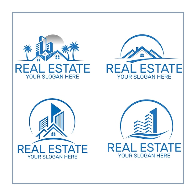 Modern and Creative Real Estate Logo Design Template