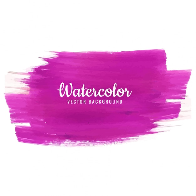 Modern creative watercolor stroke design