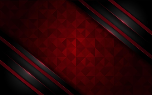 Modern dark red combination with black background with texture effect overlap layer design