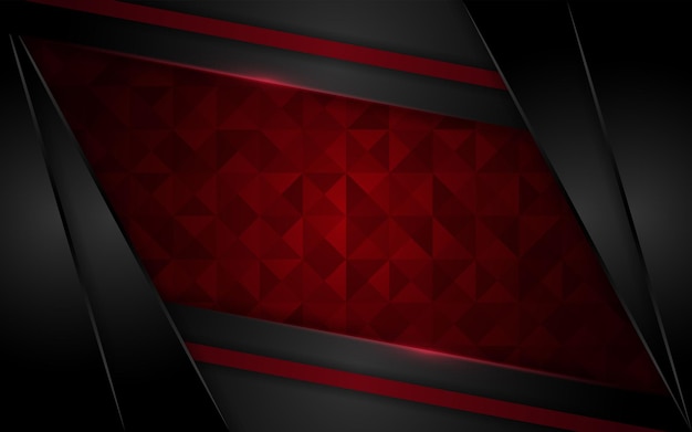 Modern dark red combination with black background with texture effect overlap layer design