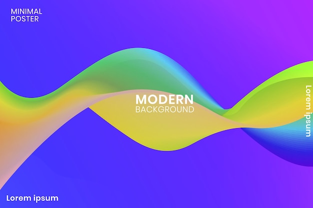 Modern design 3d flow shape. Liquid wave backgrounds. Vector illustration