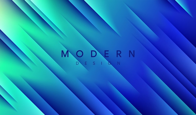 Modern design abstract neon blue colored flow background