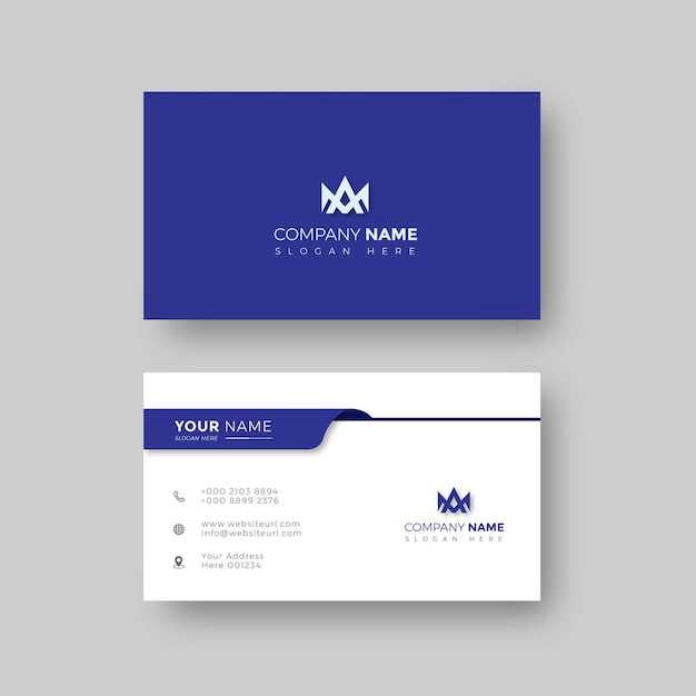 modern design elegant color business card template