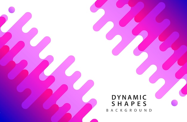 Modern dynamic shapes style background combination modern style abstraction with composition made of various rounded shapes background