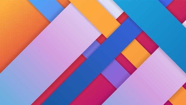 Modern dynamic stripes colorful abstract geometric design background for business card presentation brochure banner and wallpaper