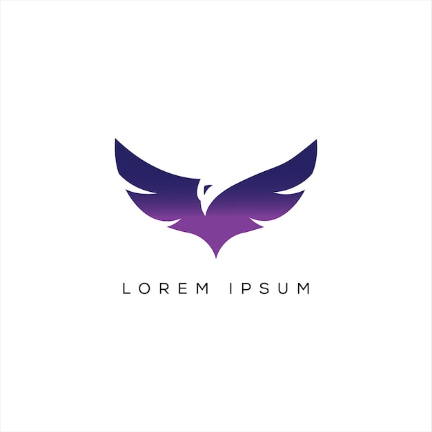 Modern Eagle bird logo design icon. Eagle logo design.