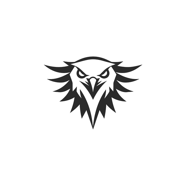 Modern Eagle Head Logo in Abstract design style vector illustration isolated Eagle Head vector